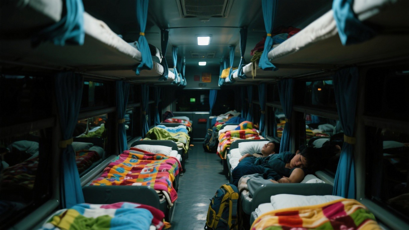 The Reunification Express train passing through lush green countryside along the Vietnamese coast